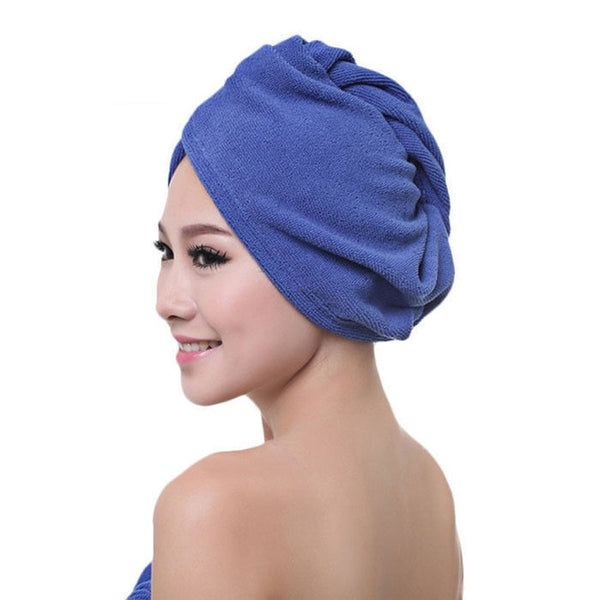 Microfiber Turban Hair Cap - nachan-teststore12