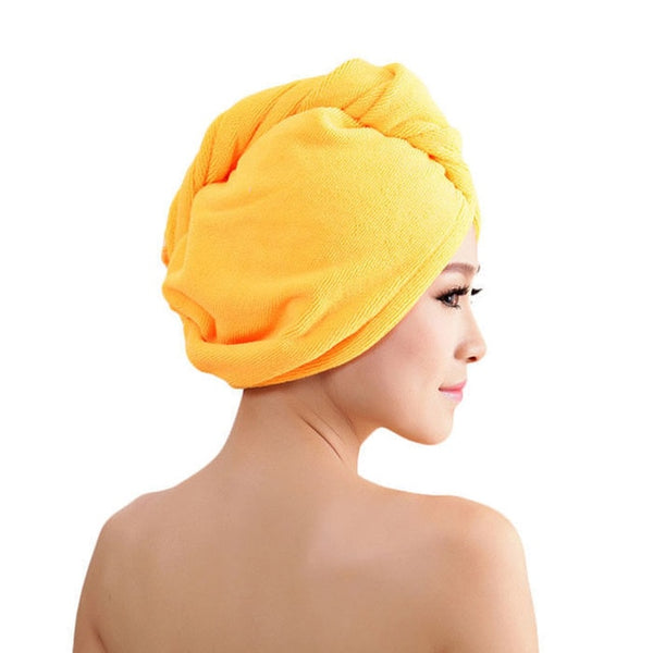 Microfiber Turban Hair Cap - nachan-teststore12