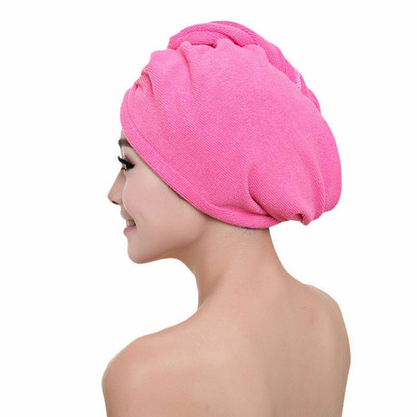 Microfiber Turban Hair Cap - nachan-teststore12