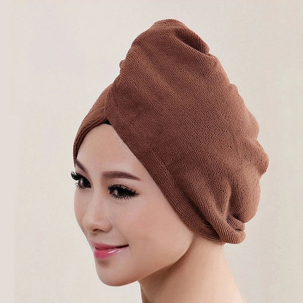 Microfiber Turban Hair Cap - nachan-teststore12